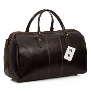 Geanta de voiaj din piele naturala DiAmanti Treviso Testa di Moro